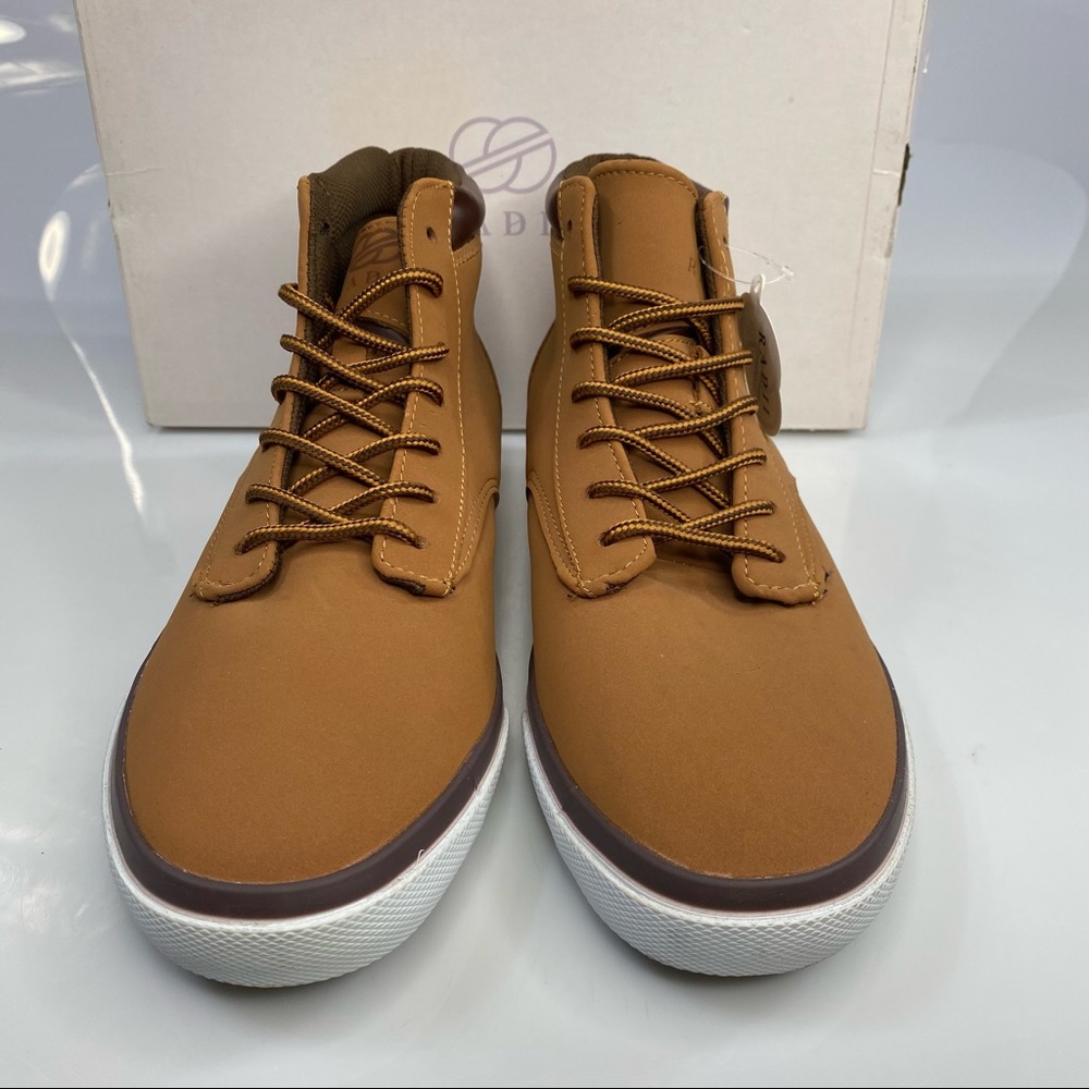 Radii Footwear Men's Basic Tan Chocolate NuBuck Size 10